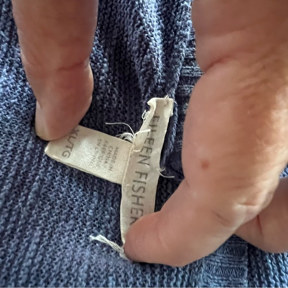 Eileen Fisher Purple Women's Top Sz XL  S-31 - Picture 4 of 4